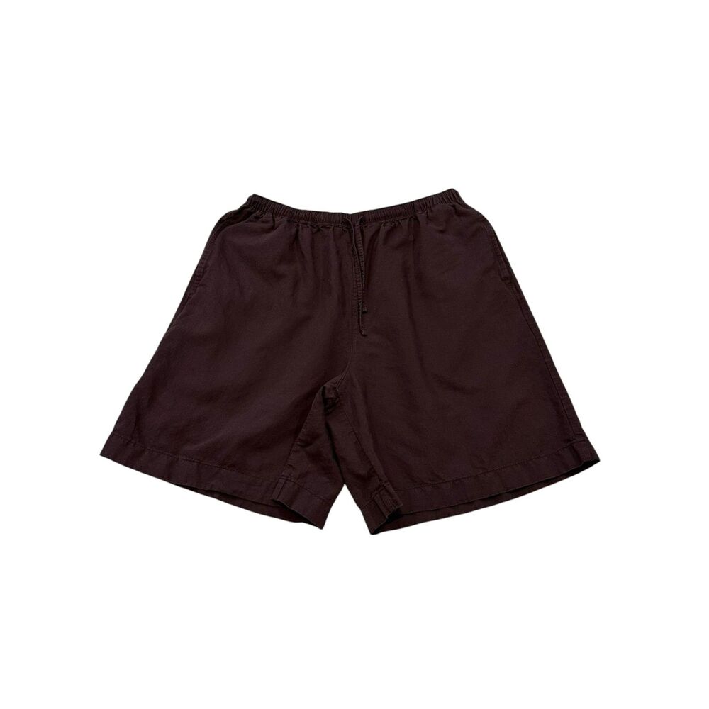 Uniqlo Linen Blend Easy Shorts in Brown Size M